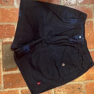 Men’s navy polo shorts, elastic waist -XL. New- never worn